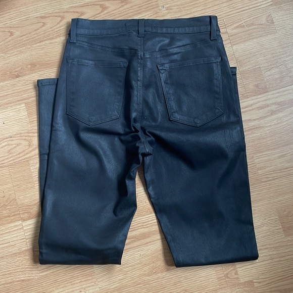HOST PICK 💕 J Brand faux leather/waxed black jeans - Picture 4 of 5